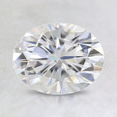 Oval Moissanite Gemstone CERTIFIED VVS1 Quality 8x12 mm Brilliant D-White Color